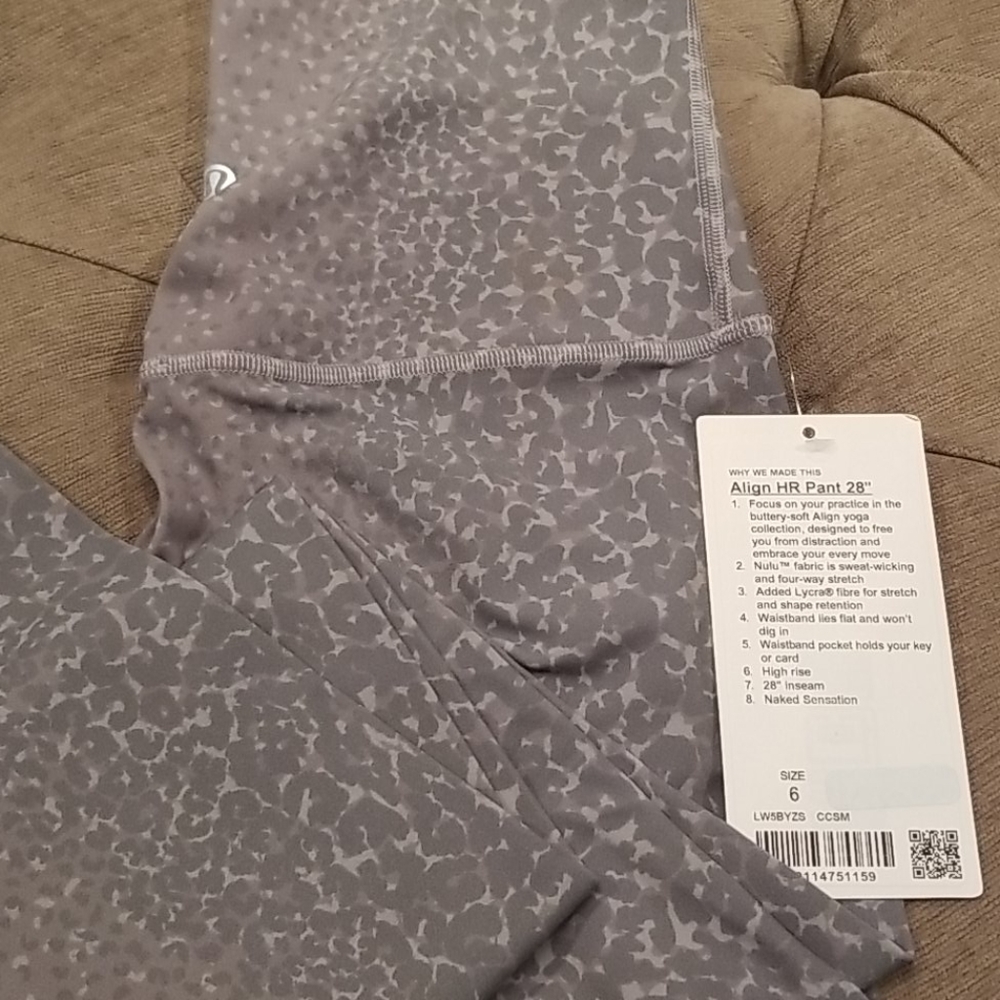 Lululemon NWT Align HR Pant 28"